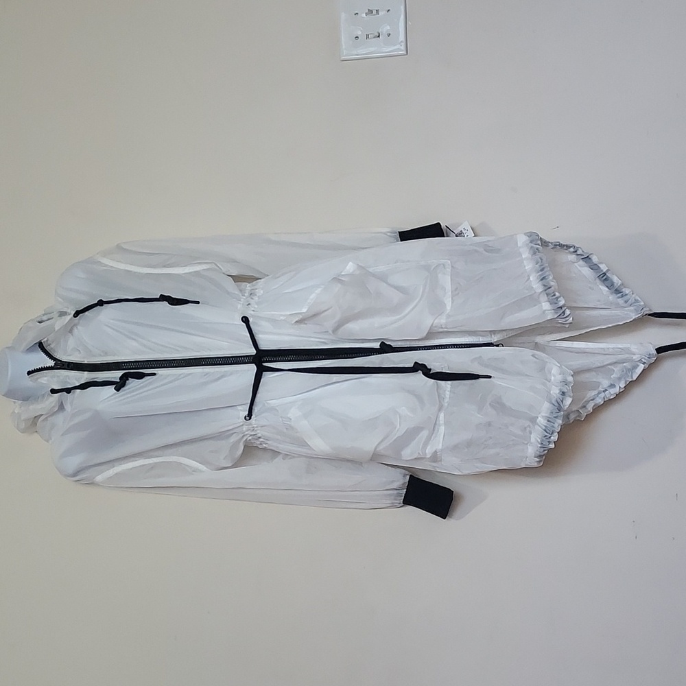 IVY PARK White Utility Jacket with Black Accents